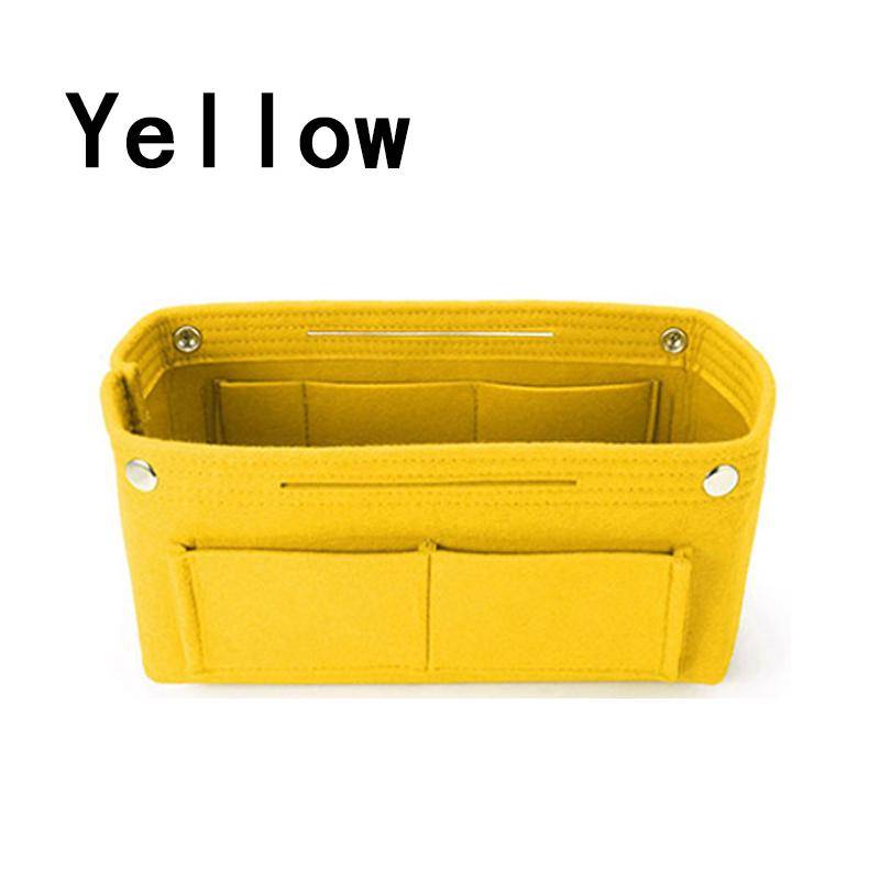 Filz-Geldbörsen-Organizer, Taschen-in-Taschen-Organizer für Handtaschen, mehrere Taschen, Reiseeinsatz, Handtasche, tragbare Damen-Kosmetik-Aufbewahrungstaschen von Joom DACH
