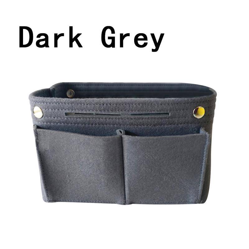 Filz-Geldbörsen-Organizer, Taschen-in-Taschen-Organizer für Handtaschen, mehrere Taschen, Reiseeinsatz, Handtasche, tragbare Damen-Kosmetik-Aufbewahrungstaschen von Joom DACH