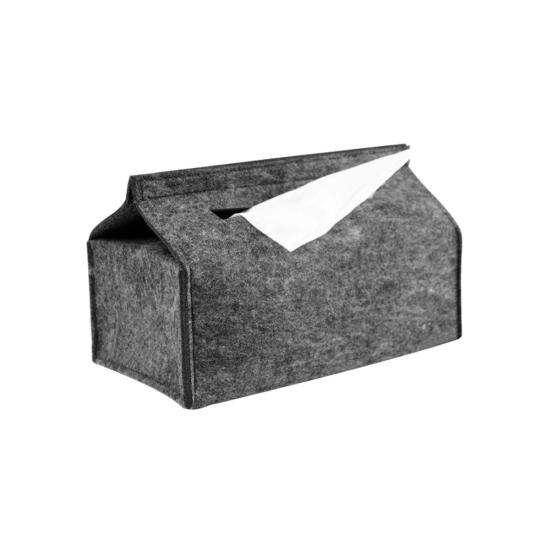 Filz Tissue Box Papier Handtuch Fall Wohnzimmer Schreibtisch Auto Serviette Halter Home Decor dunkelgrau von Joom DACH