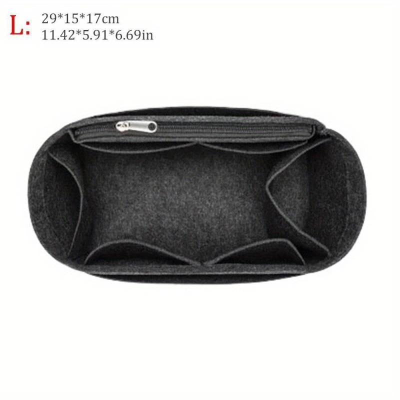Filzeinsatz Liner Geldbörse Organizer Tasche Handtasche Einkaufstasche Innentasche 1pc graue von Joom DACH