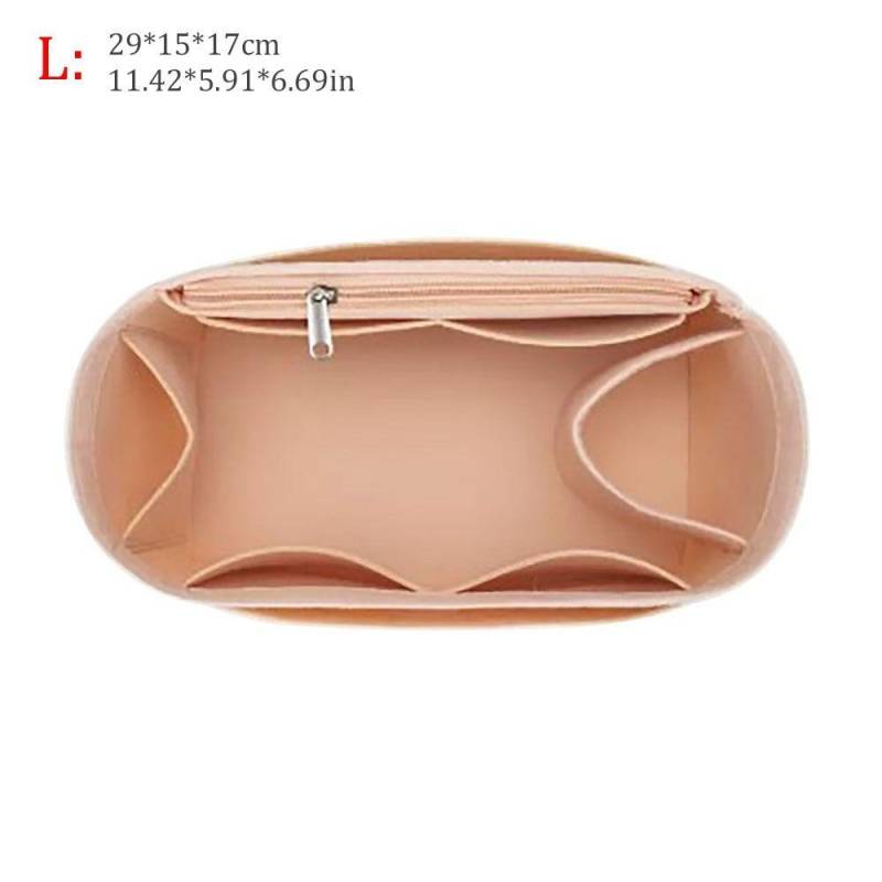 Filzeinsatz Liner Geldbörse Organizer Tasche Handtasche Einkaufstasche Innentasche S rosa von Joom DACH