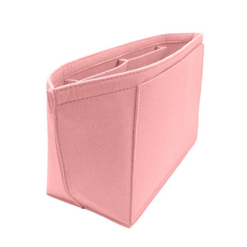 Filzeinsatztasche für Handtaschen-Innentasche, Make-up-Tasche, Unterstützung für tragbare Reisetaschen, Organizer, separate Aufbewahrungstasche rosa von Joom DACH