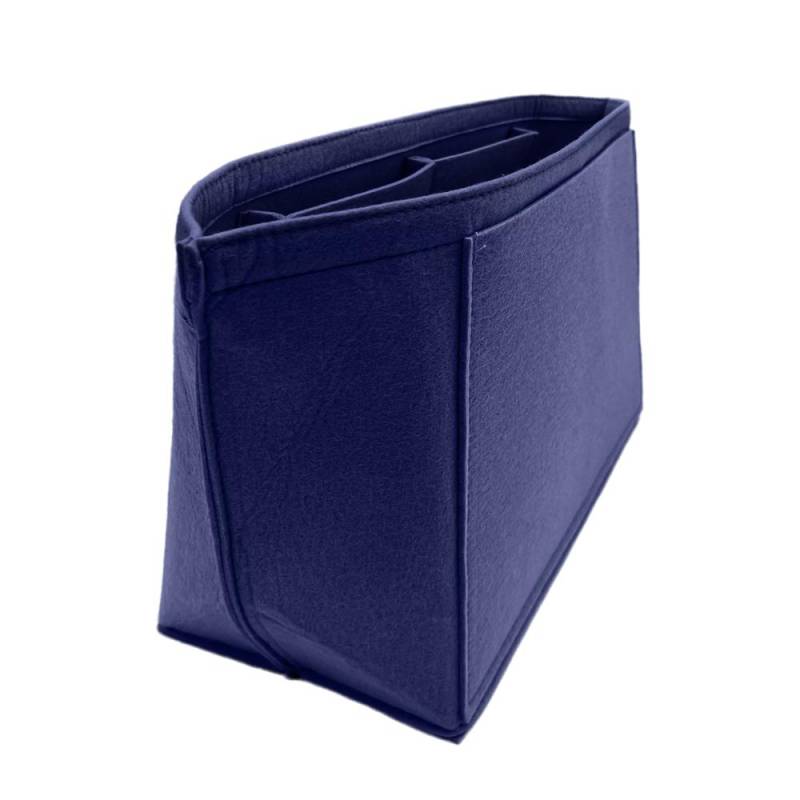 Filzeinsatztasche für Handtaschen-Innentasche, Make-up-Tasche, Unterstützung für tragbare Reisetaschen, Organizer, separate Aufbewahrungstasche blau von Joom DACH