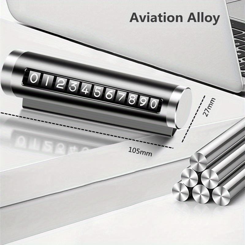 Finden Sie Top-Angebote für Metall Auto Temporäre Parkkarte Universal Drehen Telefon Nummernschild Aluminium Aufkleber Park Stop im Auto & Motorrad-Shop auf 1PC silber Finden Sie Top-Angebote für Metall Auto Temporäre Parkkarte Universal Drehen Telefon Nummernschild Aluminium Aufkleber Park Stop im Auto & Motorrad-Shop auf 1PC silber von Joom DACH