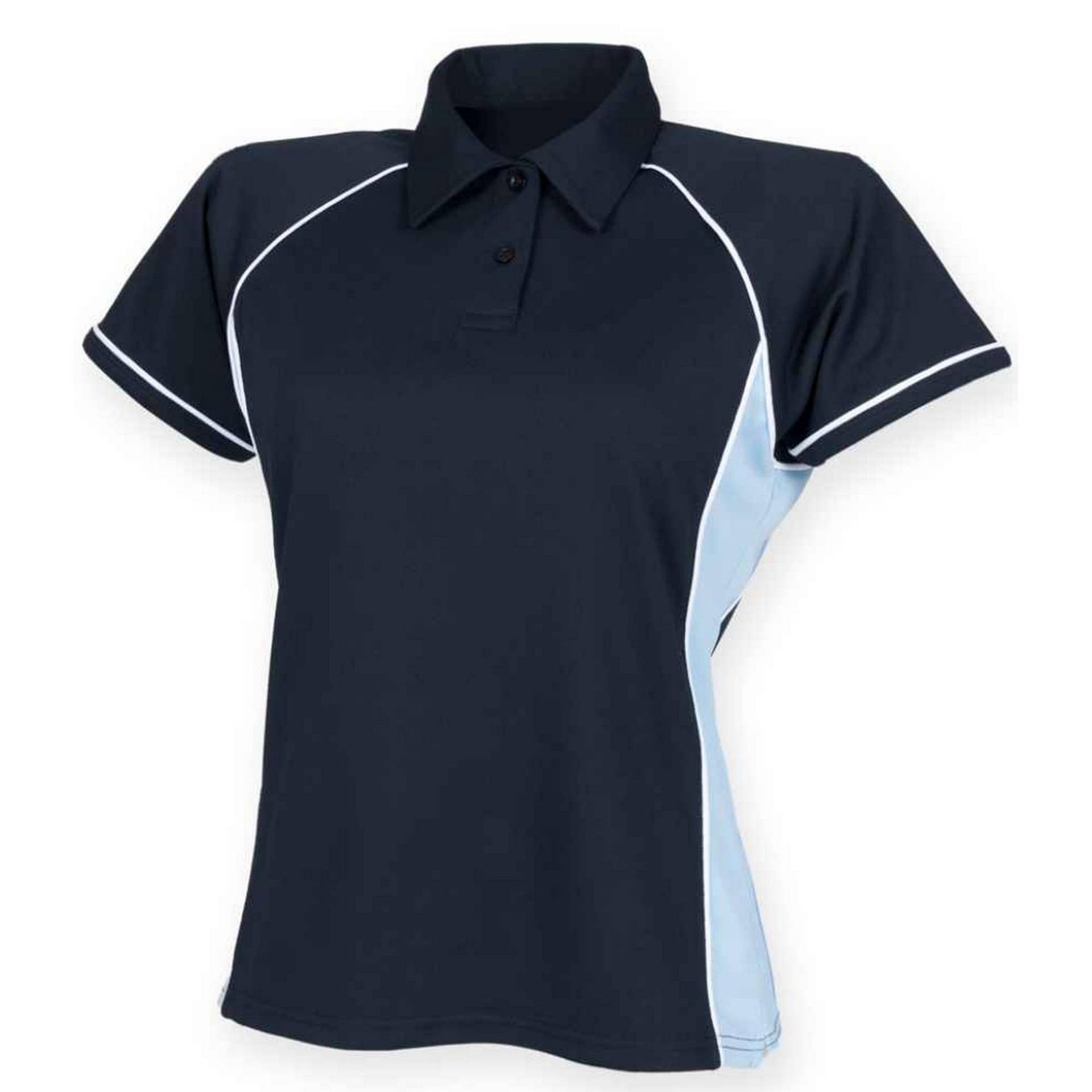 Finden & Hales Performance-Poloshirt mit Paspelierung für Damen 14 UK von Joom DACH