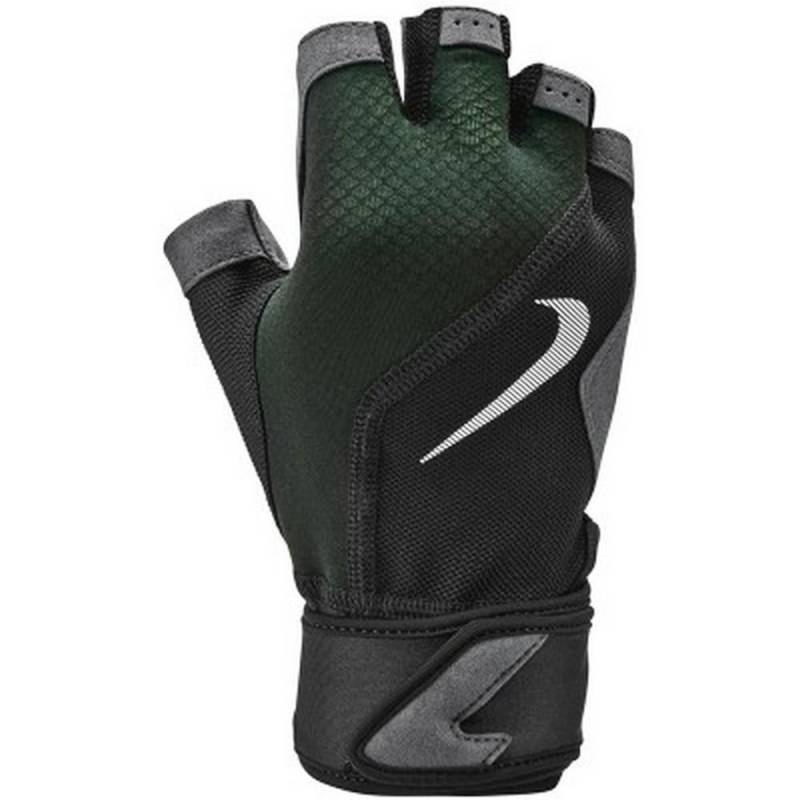 Fingerlose Premium-Handschuhe von Nike für Herren S grau/schwarz Fingerlose Premium-Handschuhe von Nike für Herren S grau/schwarz von Joom DACH