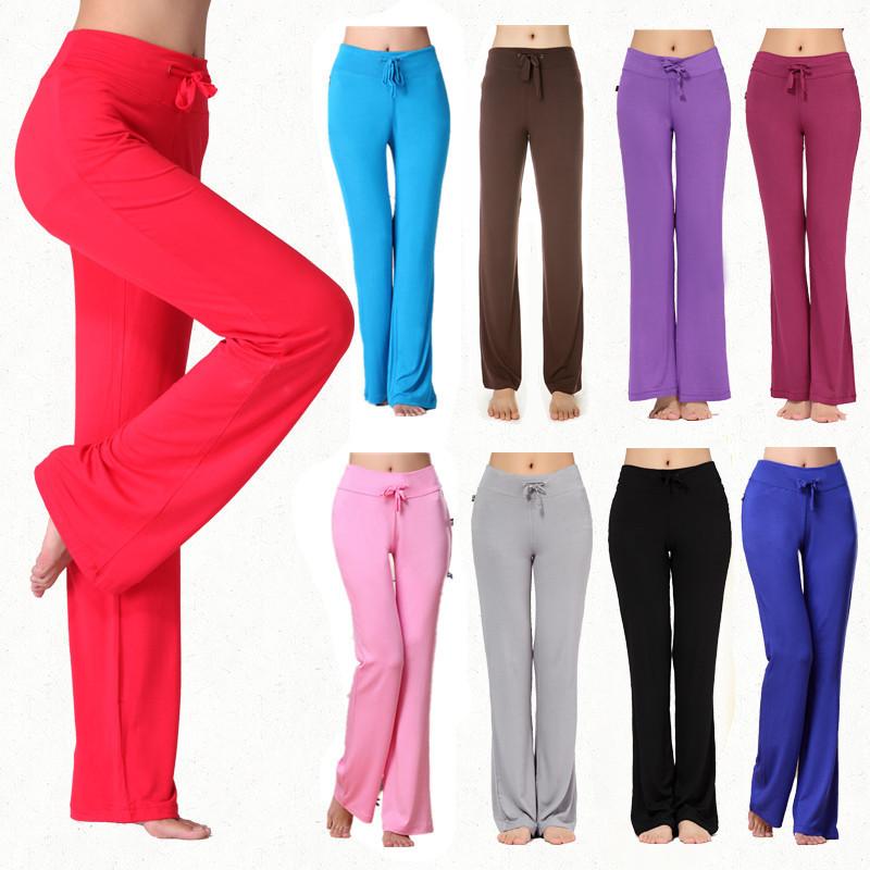 Fitnesshose Mikro-Cropped-Hose Trainingshose Square Dance Hose Sport Freizeithose Lockere Yogahose Damen M kaffeebraun von Joom DACH