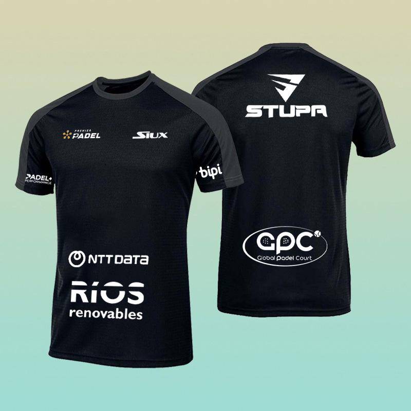 Fitnessstudio T-Shirt Sommer Atmungsaktiv Sport Kurzarm Outdoor Laufen Herren T-Shirt Tennis Groß Kleidung Wettkampf Training Top L von Joom DACH