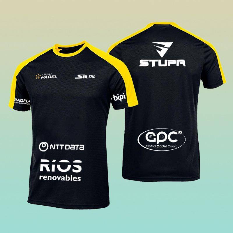 Fitnessstudio T-Shirt Sommer Atmungsaktiv Sport Kurzarm Outdoor Laufen Herren T-Shirt Tennis Groß Kleidung Wettkampf Training Top L von Joom DACH