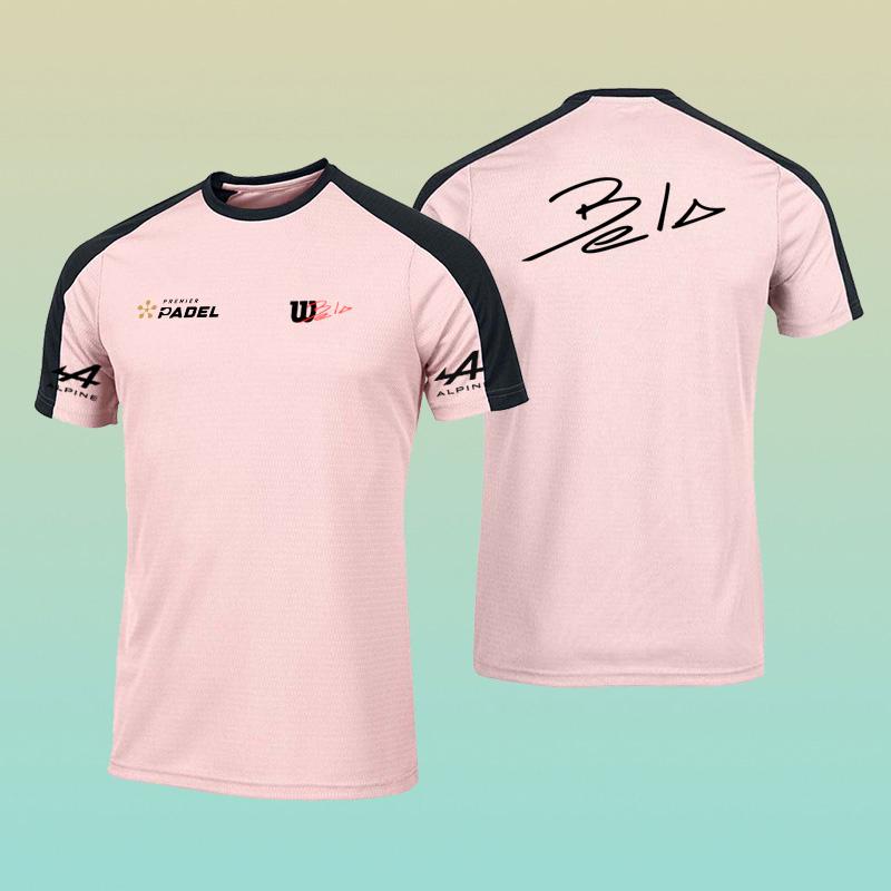 Fitnessstudio T-Shirt Sommer Atmungsaktiv Sport Kurzarm Outdoor Laufen Herren T-Shirt Tennis Groß Kleidung Wettkampf Training Top L von Joom DACH