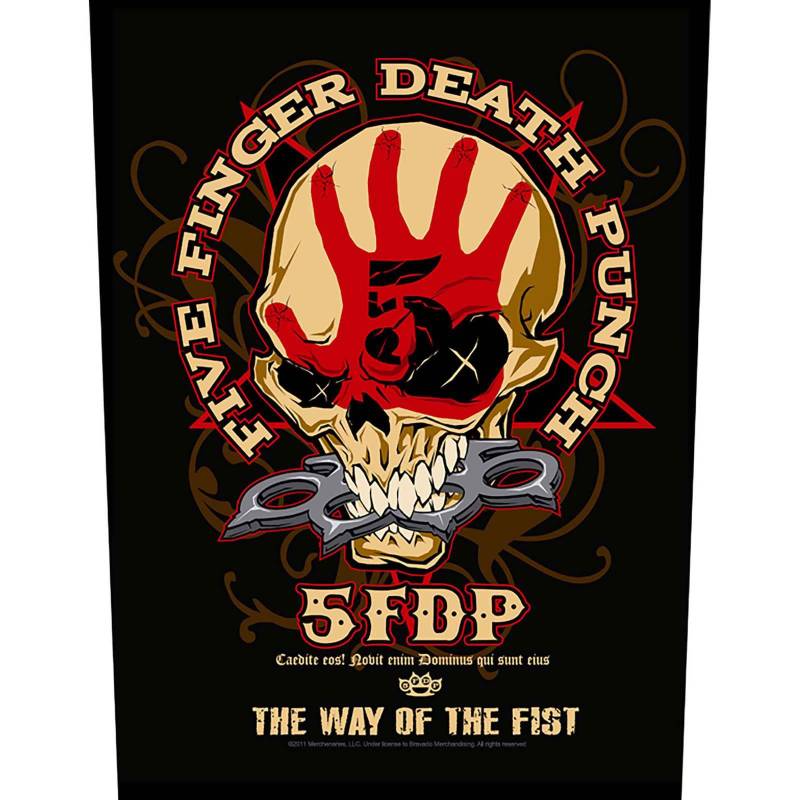 Five Finger Death Punch Der Weg der Faust-Patch One Size von Joom DACH