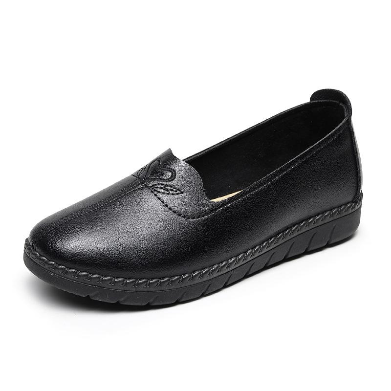 Flache Schuhe für Damen Weiche Freizeitschuhe für Damen Damenschuhe Slipper für Damen Übergröße Neue Damenschuhe 41 schwarz von Joom DACH