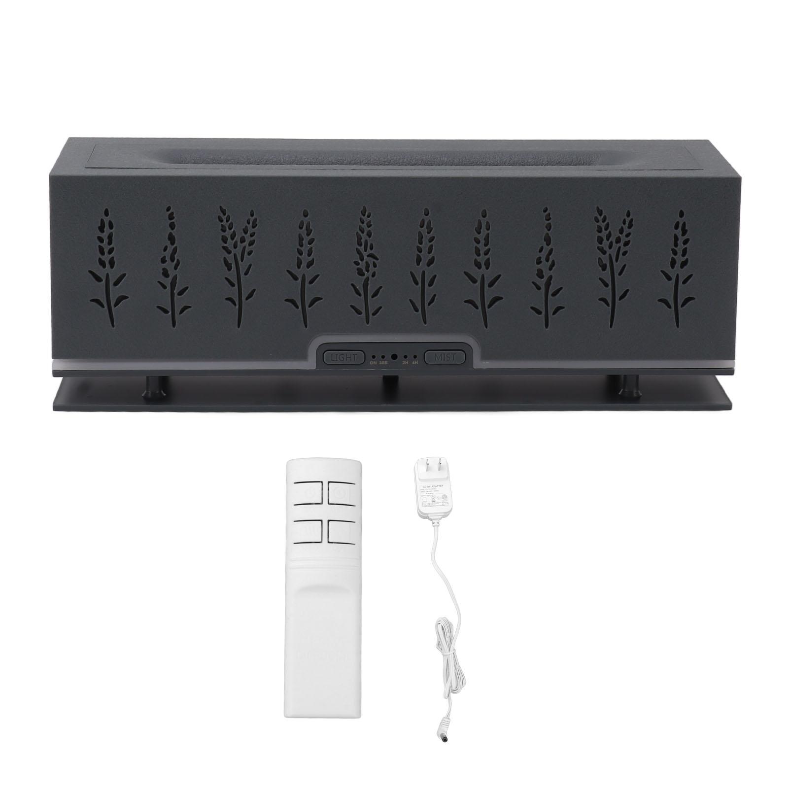 Flammen Aroma Diffusor 200ml Fassungsvermögen Geräuscharm Entspannendes Nachtlicht für Zuhause Büro US graue/schwarz von Joom DACH