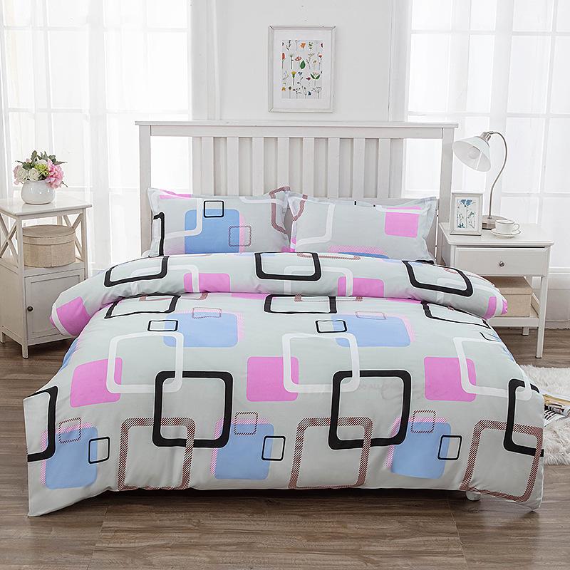 Flanell Bettbezug-Set - Einzelstück für Etagenbett im Studentenwohnheim, Inklusive Kissenbezug & Doppelbettbezug 150*210 cm [Single Duvet Cover] von Joom DACH
