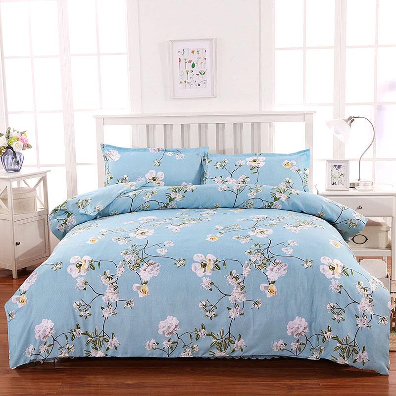 Flanell Bettbezug-Set - Einzelstück für Etagenbett im Studentenwohnheim, Inklusive Kissenbezug & Doppelbettbezug 150*210 cm [Single Duvet Cover] von Joom DACH