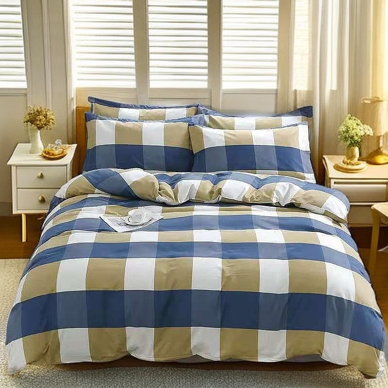 Flanell Bettbezug-Set - Einzelstück für Etagenbett im Studentenwohnheim, Inklusive Kissenbezug & Doppelbettbezug 150*210 cm [Single Duvet Cover] von Joom DACH