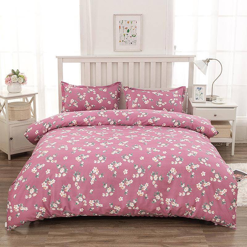 Flanell Bettbezug-Set - Einzelstück für Etagenbett im Studentenwohnheim, Inklusive Kissenbezug & Doppelbettbezug 200*230 cm [Single Duvet Cover] von Joom DACH