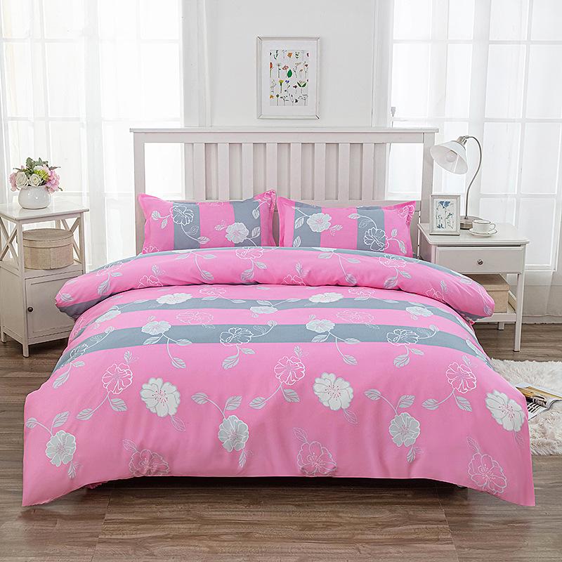 Flanell Bettbezug-Set - Einzelstück für Etagenbett im Studentenwohnheim, Inklusive Kissenbezug & Doppelbettbezug 200*230 cm [Single Duvet Cover] von Joom DACH