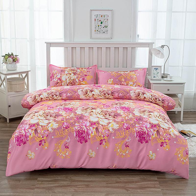 Flanell Bettbezug-Set - Einzelstück für Etagenbett im Studentenwohnheim, Inklusive Kissenbezug & Doppelbettbezug 215*225 cm [Double Bed Sheet] von Joom DACH