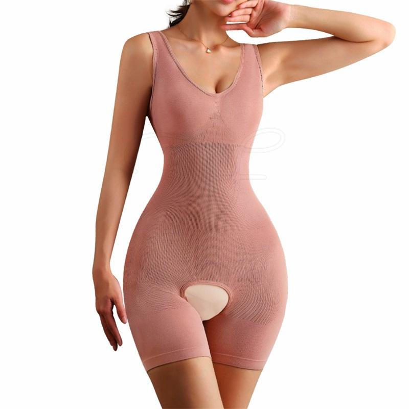 Flarixa Butt Lifter Body Shaper Bauch Boxer Damen Korsett Body Nahtlose Schlankheits-Bauchhose Damen-Binder und Shaper 3XL/4XL braun von Joom DACH