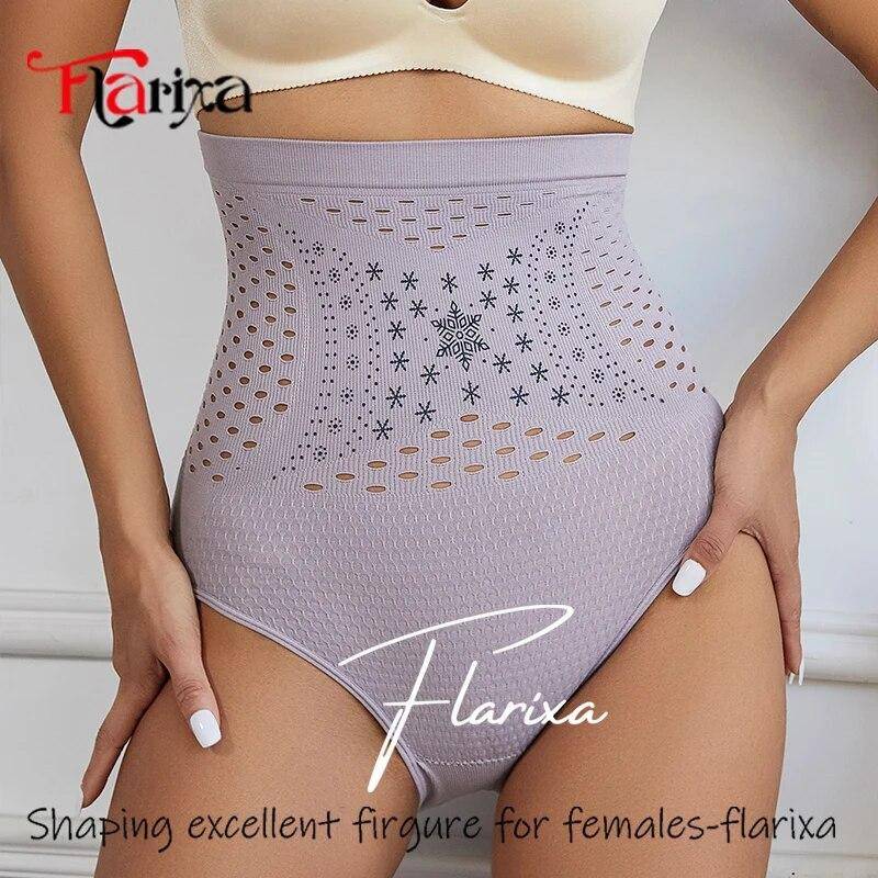 Flarixa Nahtlose hohe Taille Bauchkontrolle Höschen Damen Shaping Hose Bequeme Schlankheits-Slips Atmungsaktive Hip-Lift-Unterwäsche L violett von Joom DACH