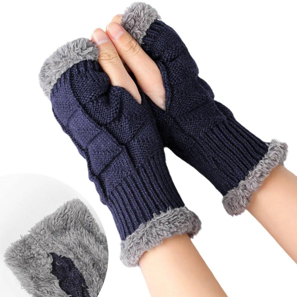 Fleece Dicke Handschuhe Gestrickte Wolle Frauen Halten Warme Handschuhe Herbst Winter Mode Fingerlose Handschuhe blau Fleece Dicke Handschuhe Gestrickte Wolle Frauen Halten Warme Handschuhe Herbst Winter Mode Fingerlose Handschuhe blau von Joom DACH