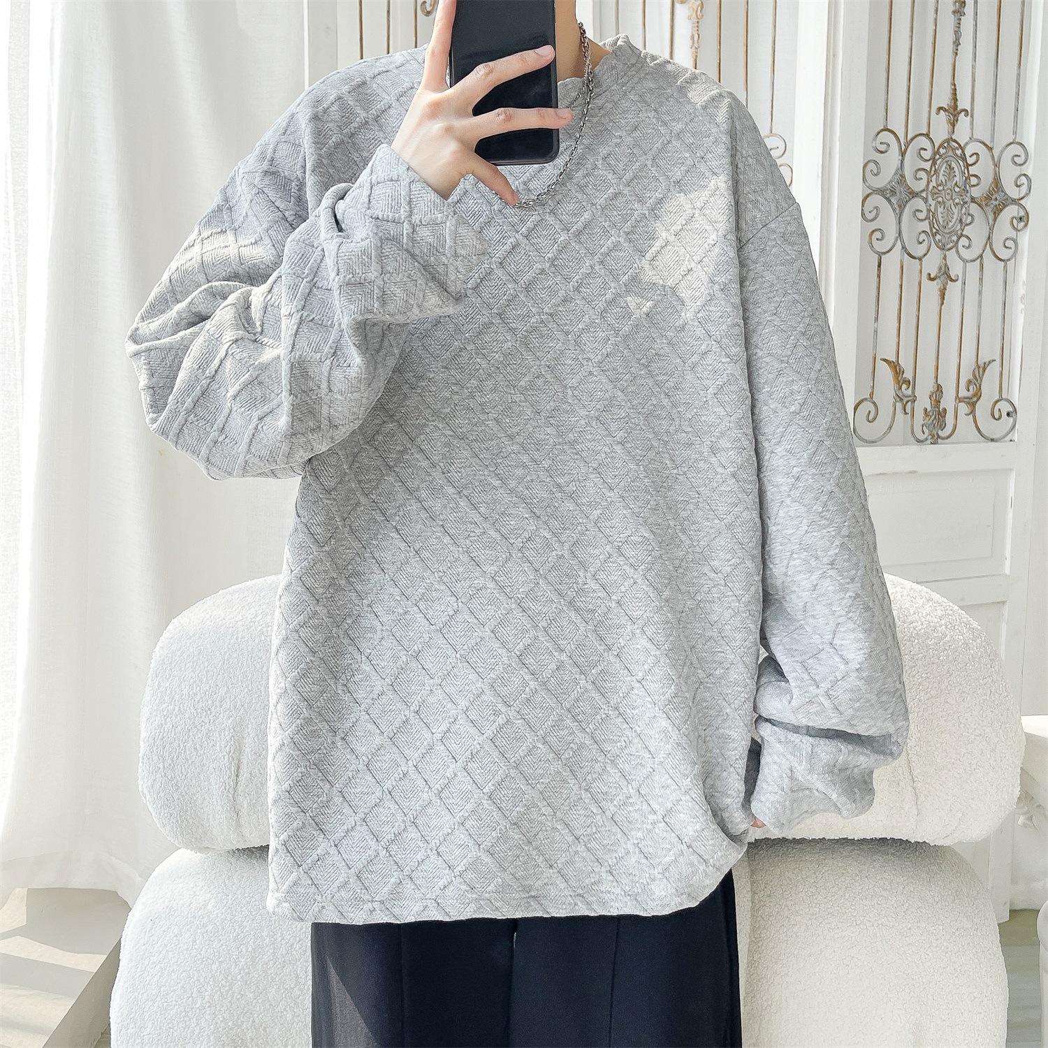 Fleece-Pullover Herren Guochao Schlichte Verdickte Thermojacke Winter Locker und Vielseitig Partnerkleidung Fleecejacke Herren 5XL von Joom DACH