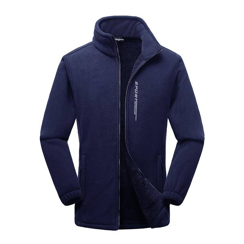 Fleecejacke, Polarfleecejacke, Outdoorjacke für Herren und Damen, Liner, warme Paarjacke, große Größe 4XL von Joom DACH