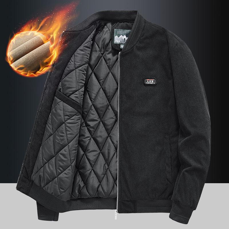 Fleecejacke Herren Herbst und Winter Top Neue Freizeitjacke Herrenbekleidung XL von Joom DACH