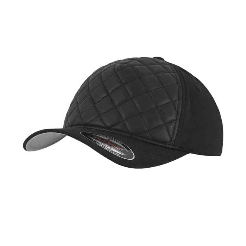 Flexfit Kinder Diamantstepp Baseballkappe One Size schwarz von Joom DACH