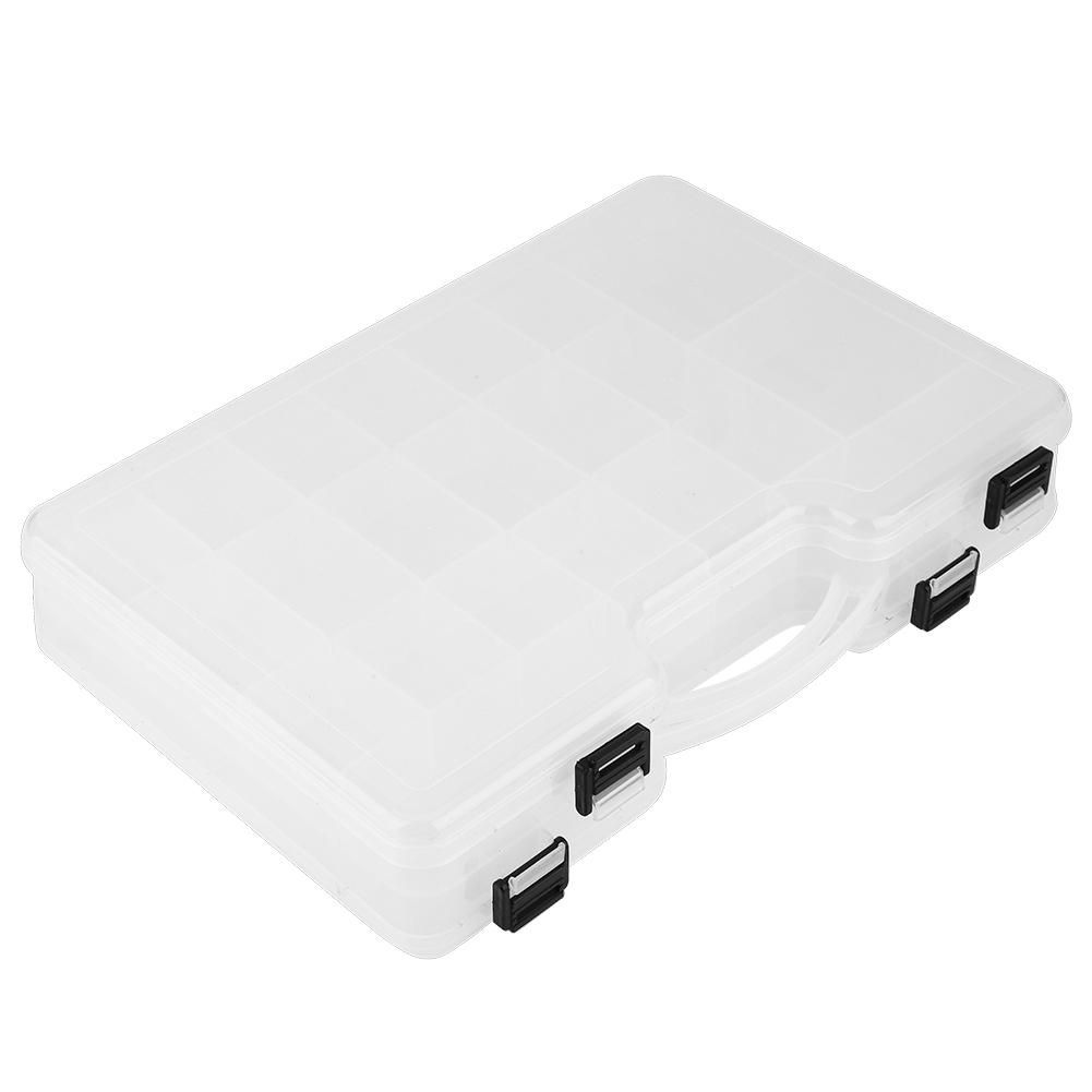 Fliegenköderbox Angelzubehör Aufbewahrungsbox Löffel Haken Köder Zubehörkoffer mit Griff Weiß von Joom DACH