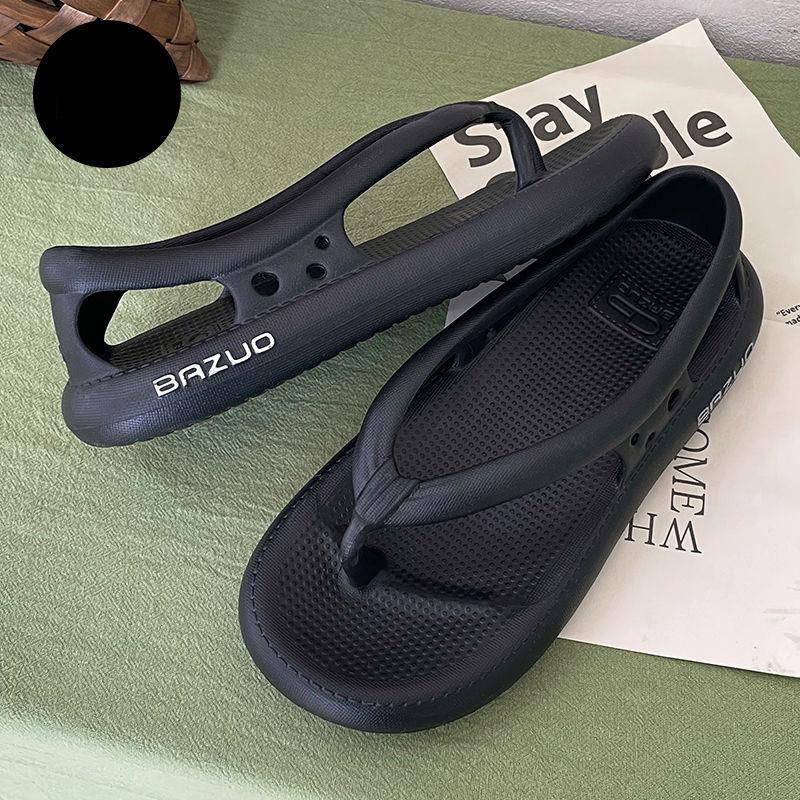 Flip-Flops Sommer Damen Dickbesohlte Outdoor-Abnutzung Hausschuhe Rutschfeste Sandalen Clip-on Strandsandalen Herren Paar Schuhe 38/39 von Joom DACH