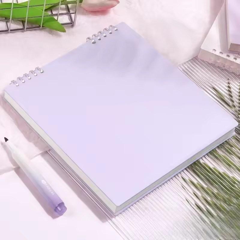 Flip Notepad Grid Notizbücher B5 Tagebuch Blatt Notizbuch Skizzenbuch Schreibwaren Journal Schreibblöcke Büro Schulbedarf 1 PCS violett von Joom DACH