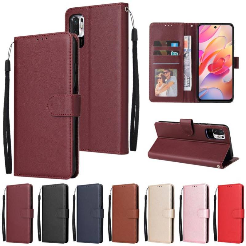 Flip Wallet Case für Xiaomi Redmi 10A 10C 9 9A 9C 9T 8 8A 7 7A Note 11 Pro 11S 10 Pro 10S 9 Pro 9S 8 Pro 8T 7 Pro Ledertasche Redmi 8A rose gold von Joom DACH