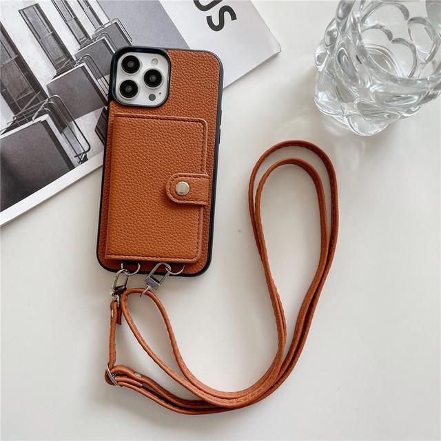 Flip Wallet Leder Crossbody Lanyard Handyhülle für iPhone 14 Pro Max 11 12 13 Mini Xs X Xr 7 8 Plus Se Kartenhalter Standbezug For iPhone 13 Mini braun Flip Wallet Leder Crossbody Lanyard Handyhülle für iPhone 14 Pro Max 11 12 13 Mini Xs X Xr 7 8 Plus Se Kartenhalter Standbezug For iPhone 13 Mini braun von Joom DACH