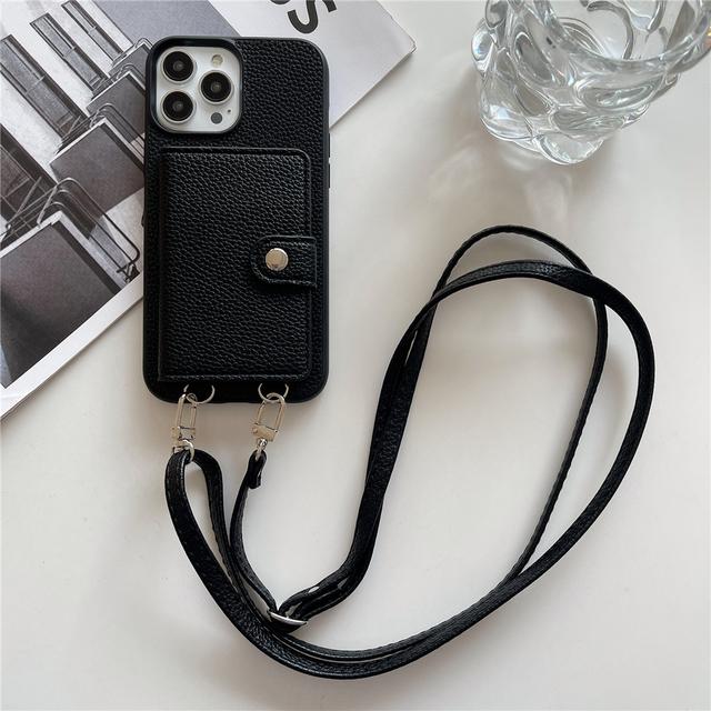 Flip Wallet Leder Crossbody Lanyard Handyhülle für iPhone 14 Pro Max 11 12 13 Mini Xs X Xr 7 8 Plus Se Kartenhalter Standbezug For iPhone 14 Pro schwarz Flip Wallet Leder Crossbody Lanyard Handyhülle für iPhone 14 Pro Max 11 12 13 Mini Xs X Xr 7 8 Plus Se Kartenhalter Standbezug For iPhone 14 Pro schwarz von Joom DACH