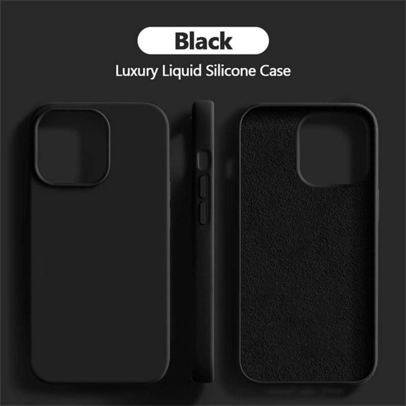 Flüssigsilikonhülle für iPhone 13 11 12 15 16 Pro Max Mini Stoßfeste Abdeckung für iPhone 14 7 8 Plus XS XR X SE Handyhüllen iPhone XS schwarz Flüssigsilikonhülle für iPhone 13 11 12 15 16 Pro Max Mini Stoßfeste Abdeckung für iPhone 14 7 8 Plus XS XR X SE Handyhüllen iPhone XS schwarz von Joom DACH
