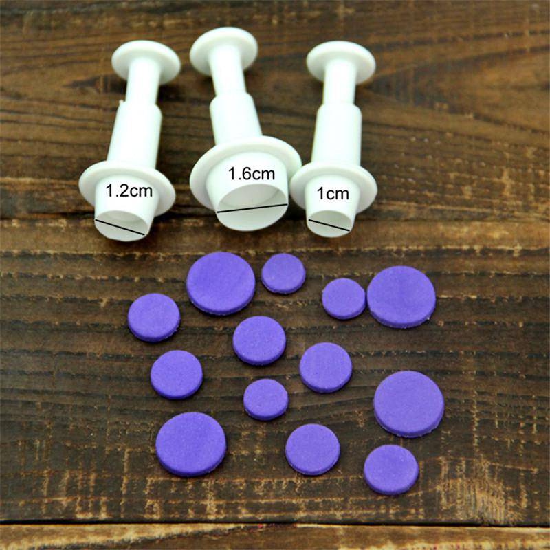 Fondant-Plätzchen-Kuchenschneider, Auswerfer, Stempel, Kolbenschneider, geprägte Form, Formen für DIY-Küchenbacken von Joom DACH