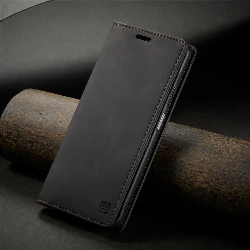 Für Xiaomi 14T Pro 13T 12 T 11T 10T 14 5G Magnetische Leder Geldbörse RFID Hülle Xiaomi 13 Pro Luxus Hülle Mi 11 Lite 12X 12T Funda Xiaomi 14T Pro schwarz von Joom DACH