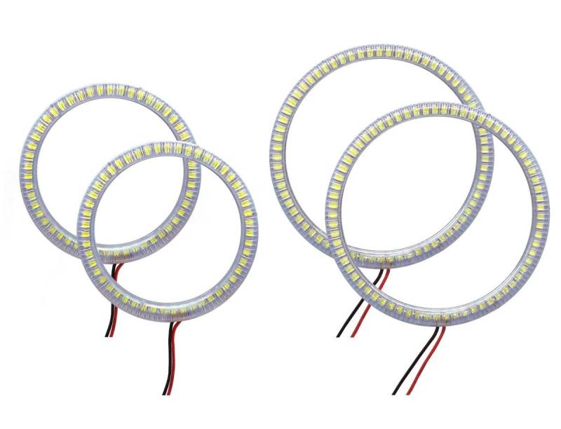 LED Angel Eye Ringe, Set kompatibel mit Ford Mondeo 02-05, Set für 2 Lampen, Off-Road von Joom DACH