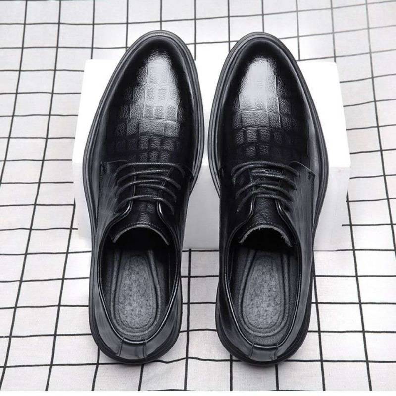 Formelle Lederschuhe Herren Neue Business Casual Leder Herrenschuhe Weiche Sohle Weiche Oberfläche Koreanischer Stil Britische Schuhe 44 von Joom DACH