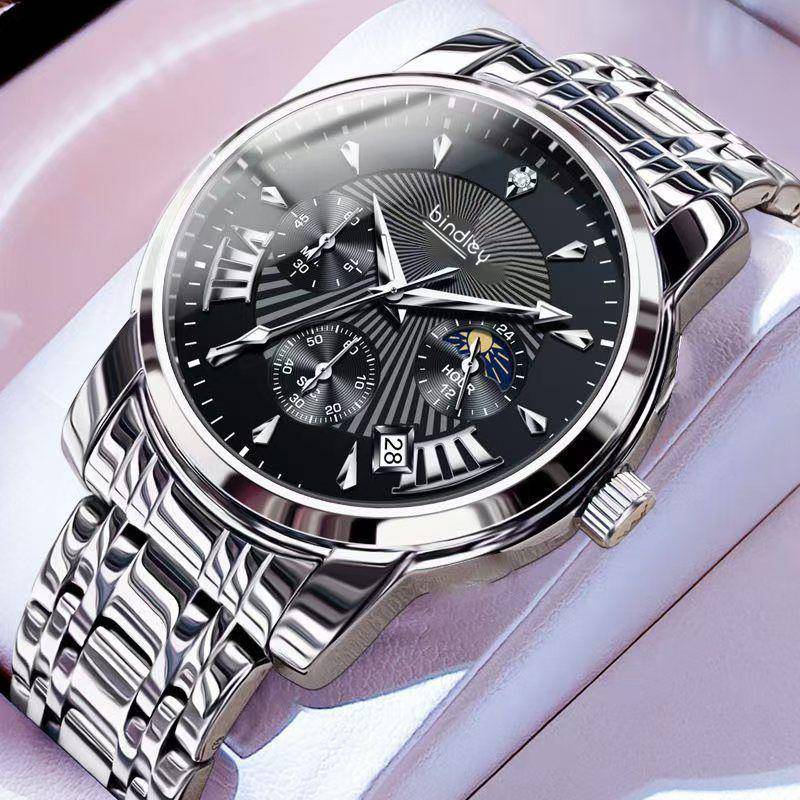 Fortilon Swiss Vollautomatische Herren Skelettuhr - Wasserdicht, Leuchtend, Kalender-Ausgestattete Business-Uhr Single Item von Joom DACH