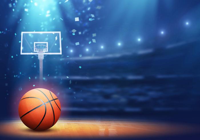 Fototapete Basketball im Stadion Vlies 368x254 von Joom DACH