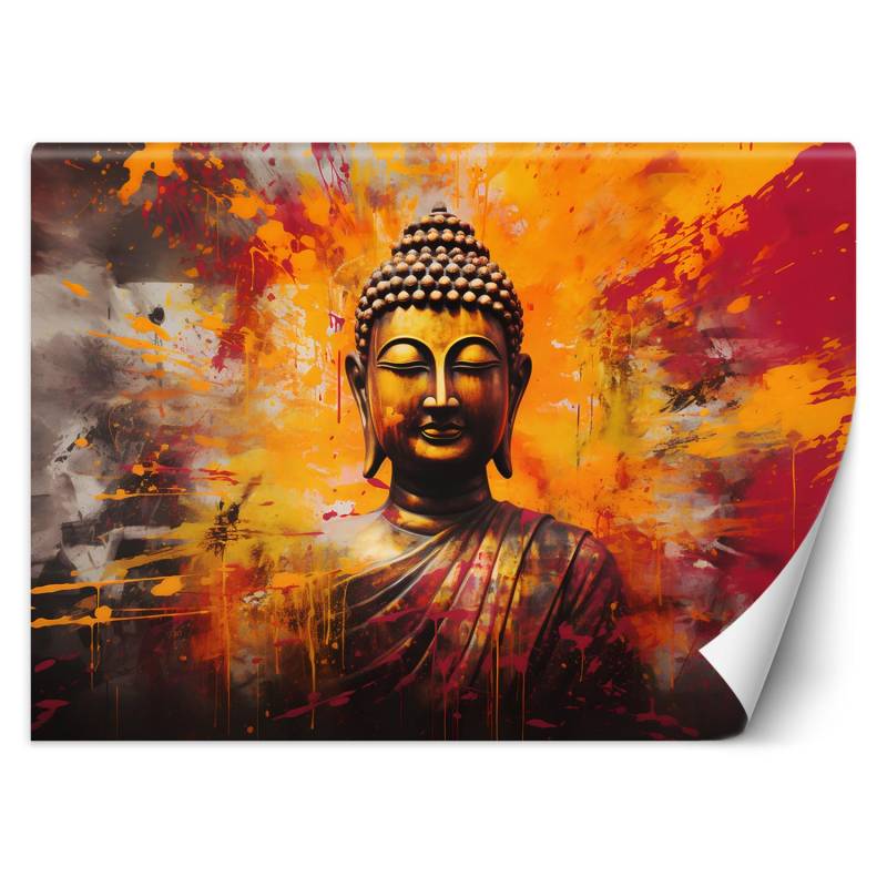 Fototapete Buddha-Statue bunte abstrakte 100x70 gelb von Joom DACH