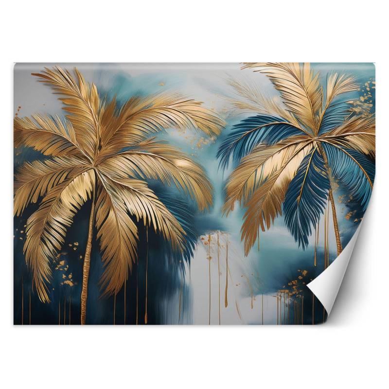 Fototapete Goldene Palmen abstrakt 100x70 goldgelb von Joom DACH