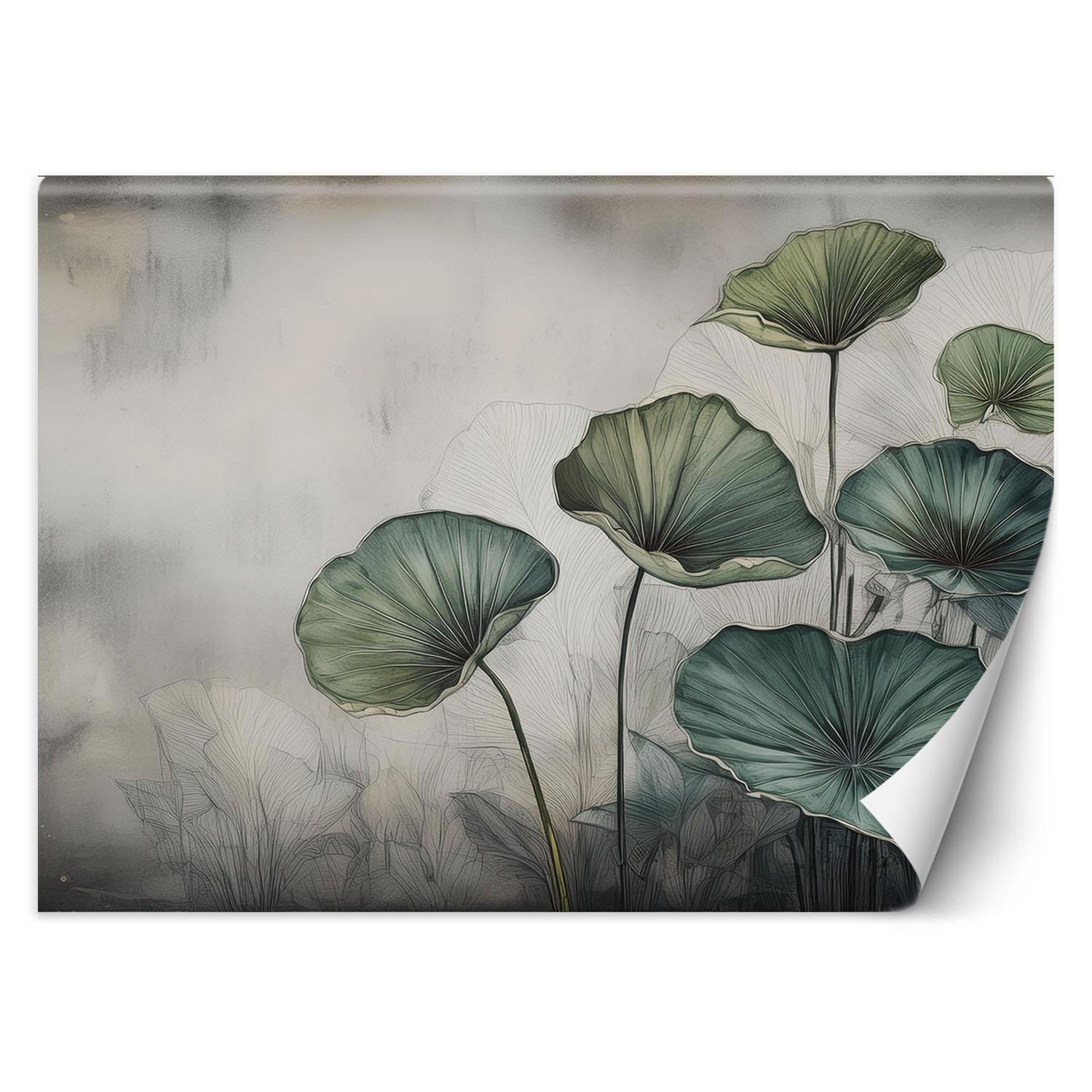 Fototapete Grüne Blätter 100x70 graue von Joom DACH