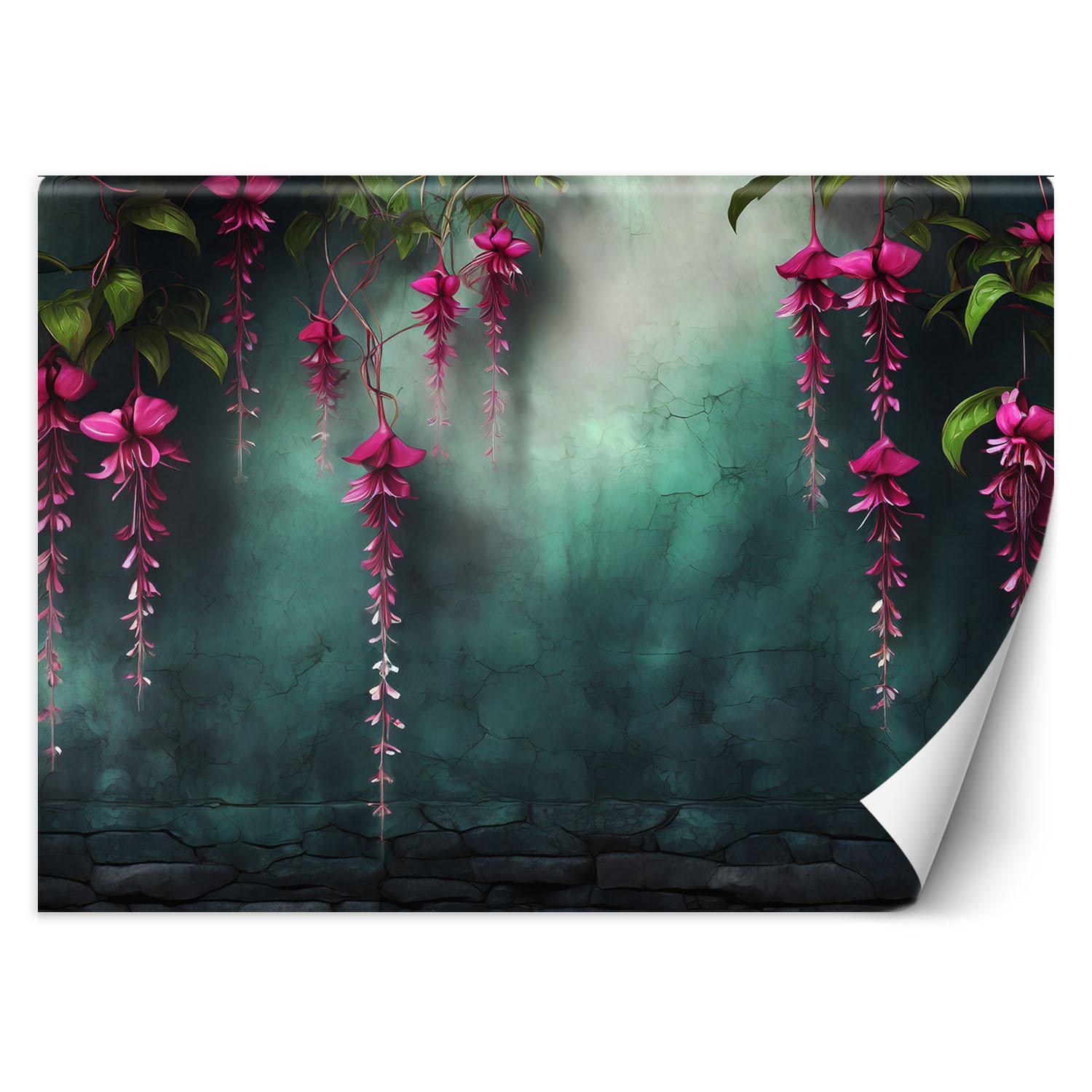 Fototapete Lila Blumen 100x70 bunt von Joom DACH