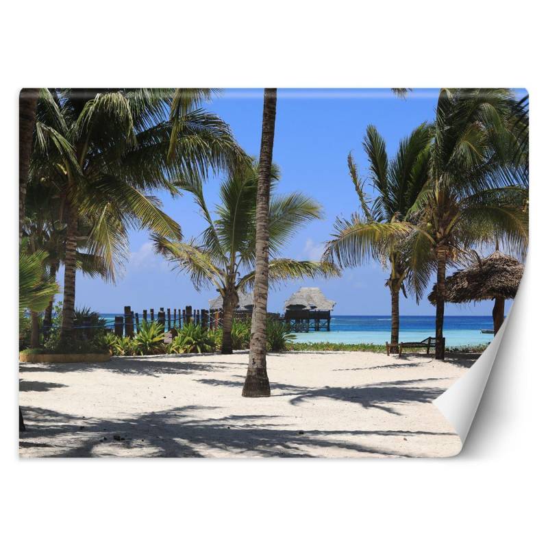 Fototapete Malediven Palm Paradise Beach 100x70 blau von Joom DACH