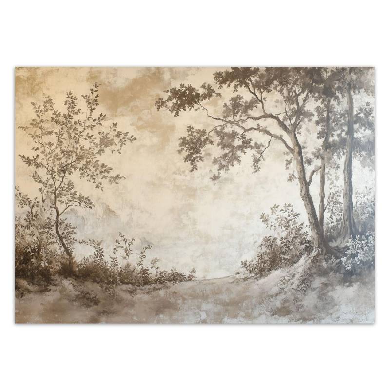 Fototapete Natur Wald Bäume 100x70 beige von Joom DACH