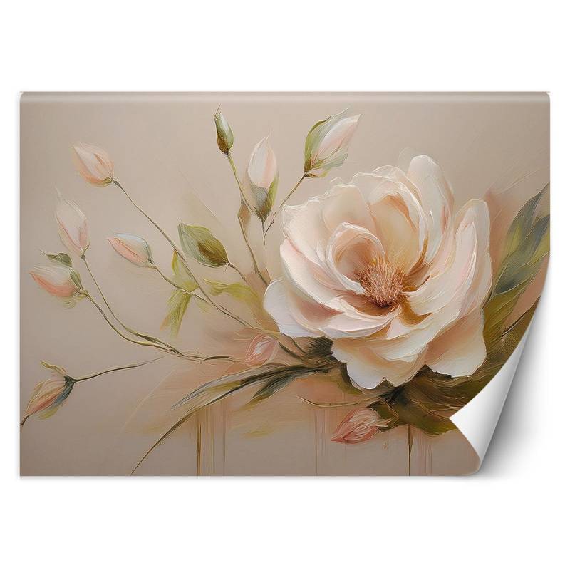 Fototapete Rose gemalte Blume 100x70 beige Fototapete Rose gemalte Blume 100x70 beige von Joom DACH
